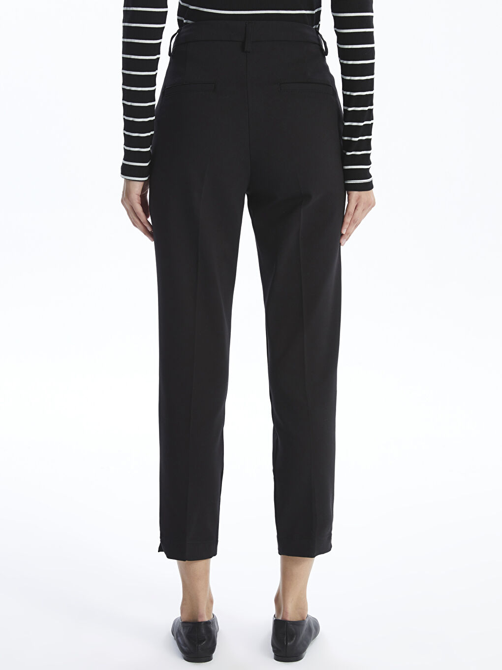 Slim Fit Women's Trousers-3