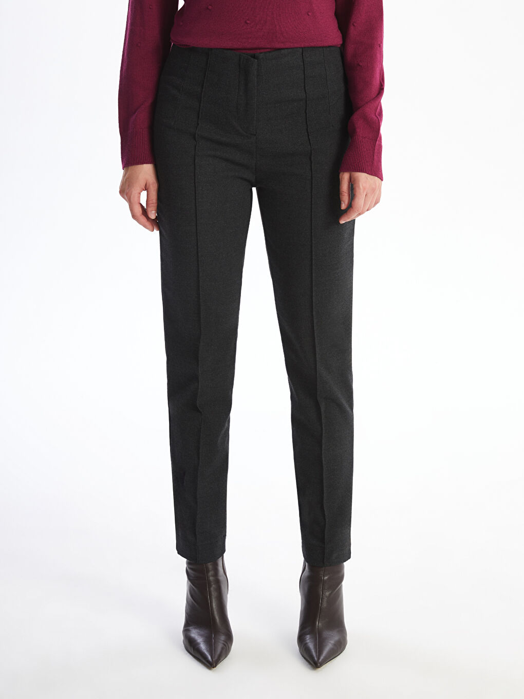 Standard Fit Women's Carrot Trousers -W4FF87Z8-L8N