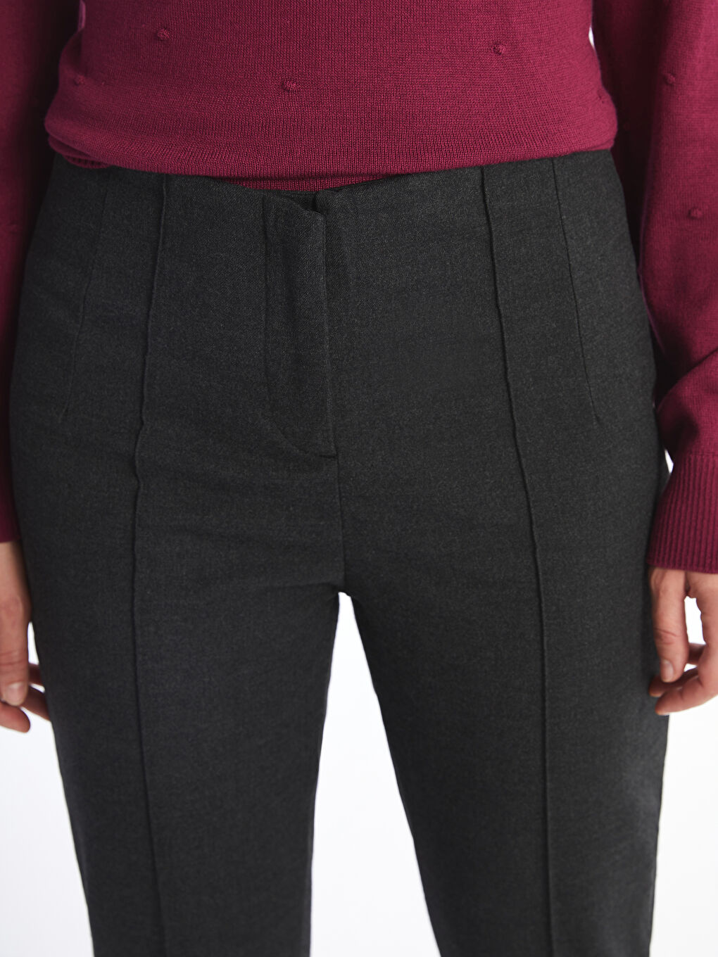 Standard Fit Women's Carrot Trousers -W4FF87Z8-L8N