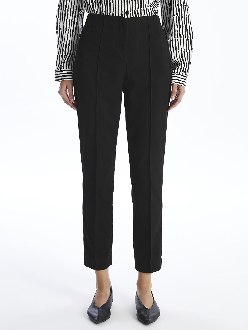 Standard Fit Women's Carrot Trousers -W4FF87Z8-CVL
