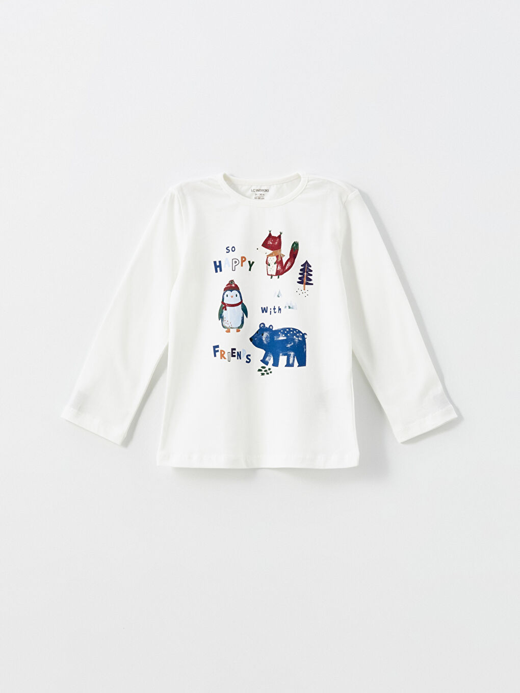 Ensemble De Pyjama Imprimé Pour Bébés Garçons À Col Rond-1