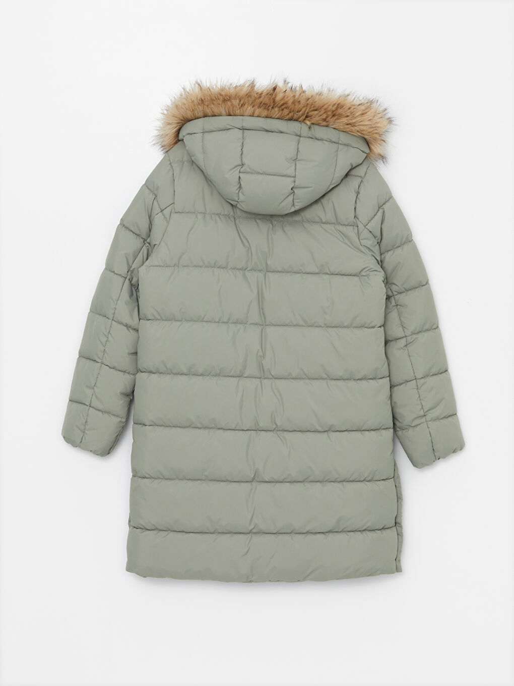 Hooded Women's Puffer Coat-7