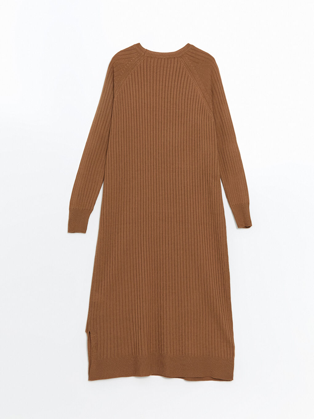 Crew Neck Textured Women's Knit Dress-5