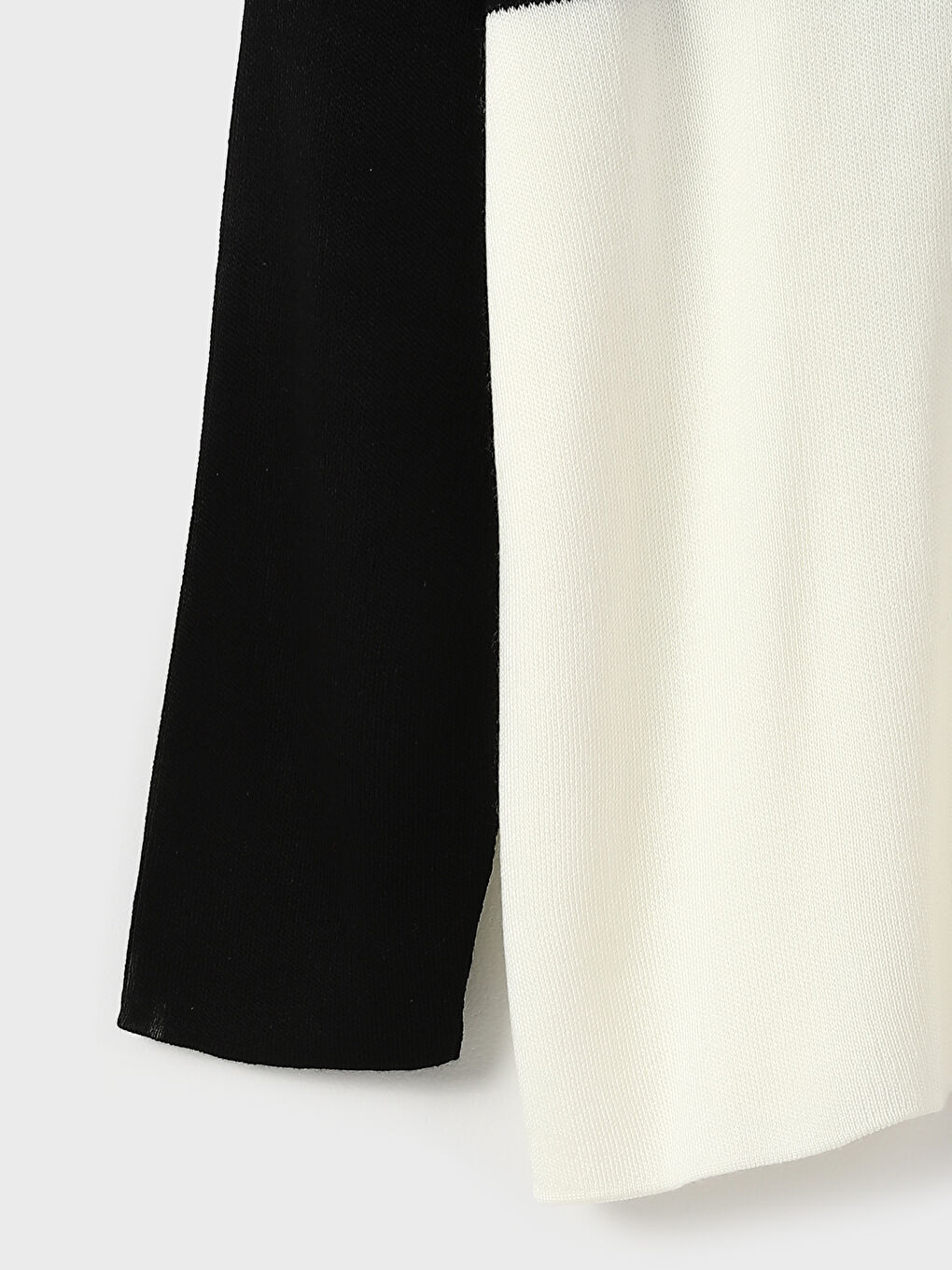 Mock Turtleneck Color Block Women's Knit Tunic-7