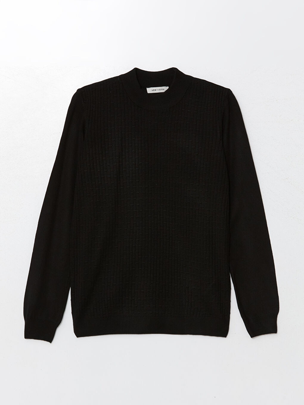 LCW Vision Half Turtleneck Long Sleeve Men's Knitwear Sweater -W4FJ07Z8-CVL