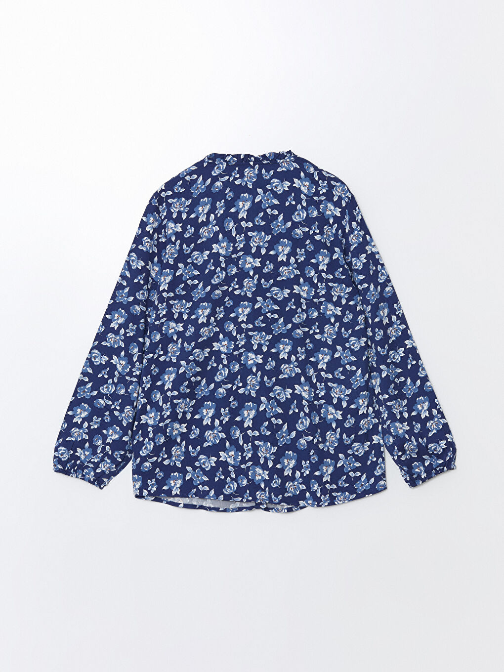 Henley Neckline Patterned Women's Shirt -W4FJ13Z8-LSJ