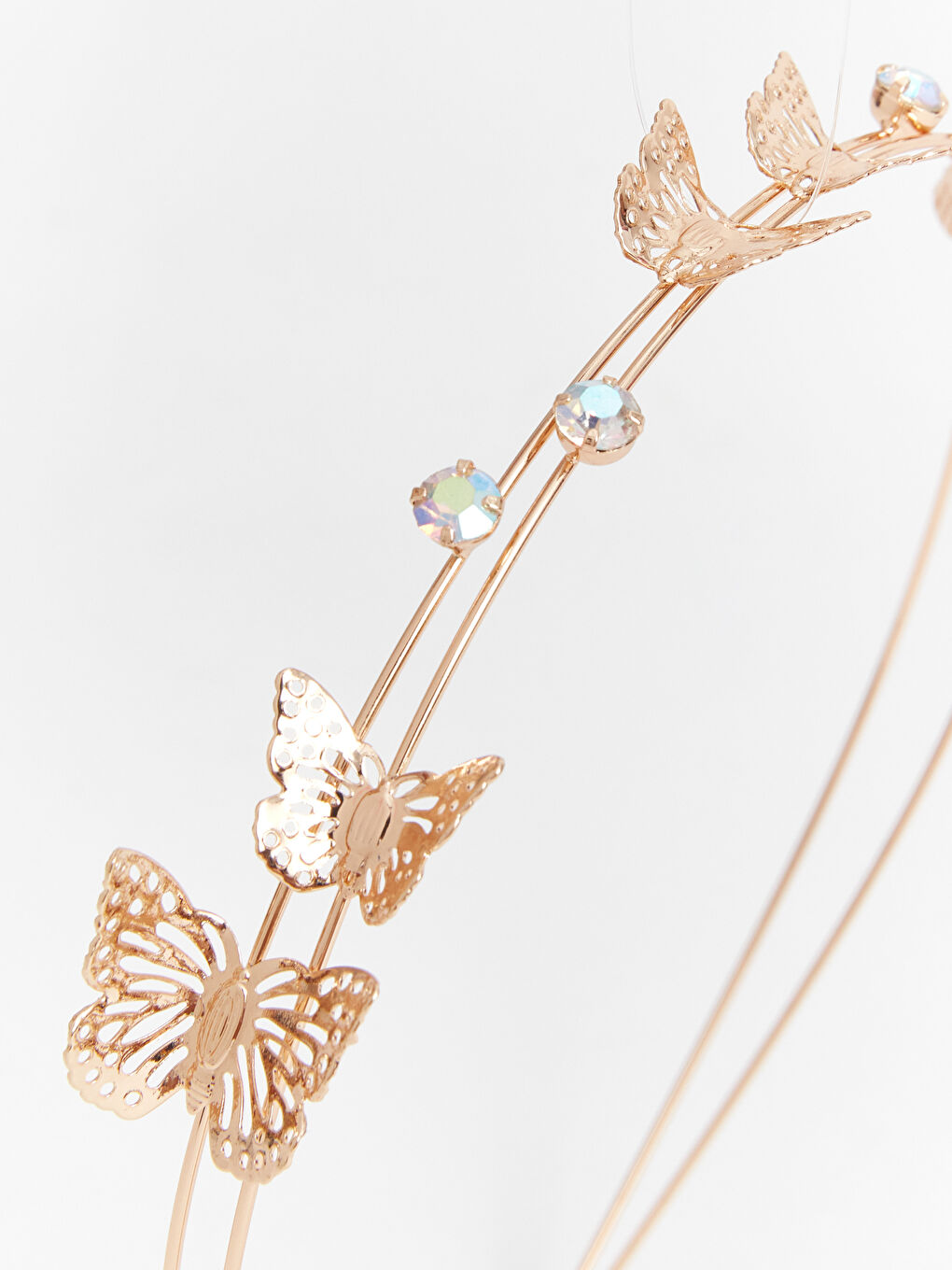 Karışık Kelebek Desenli Kadın Taç-3