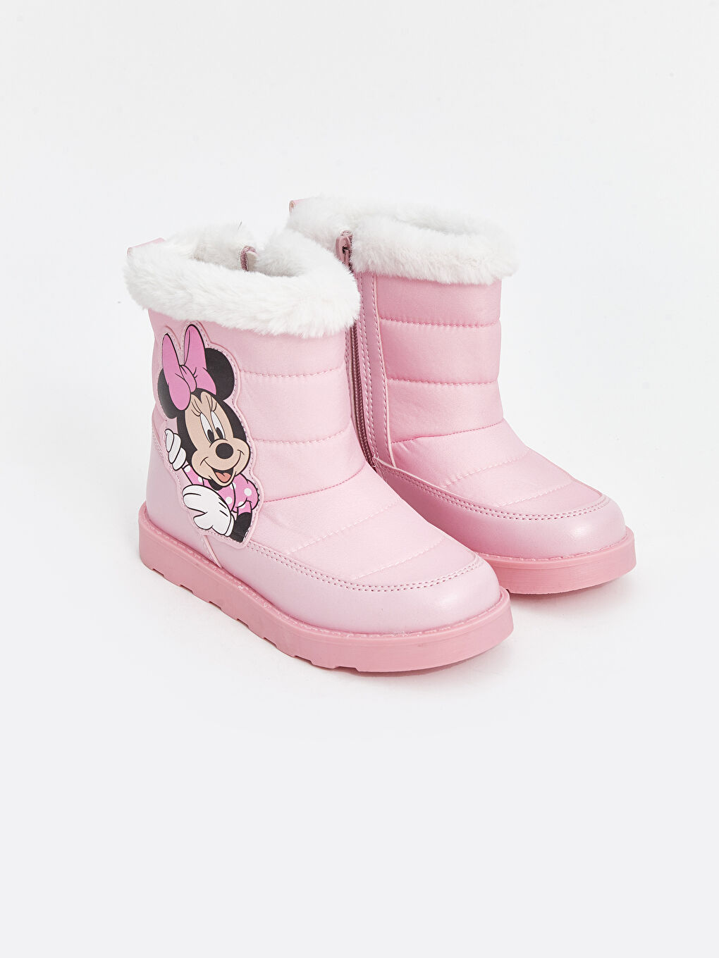 LCW STEPS Pembe Minnie Mouse Baskılı Kız Çocuk Bot