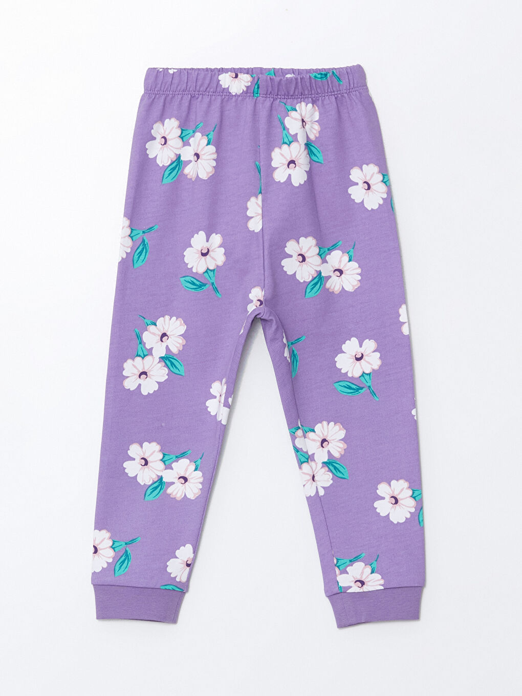 Elasticated Waist Floral Baby Girls' Pyjama Bottoms