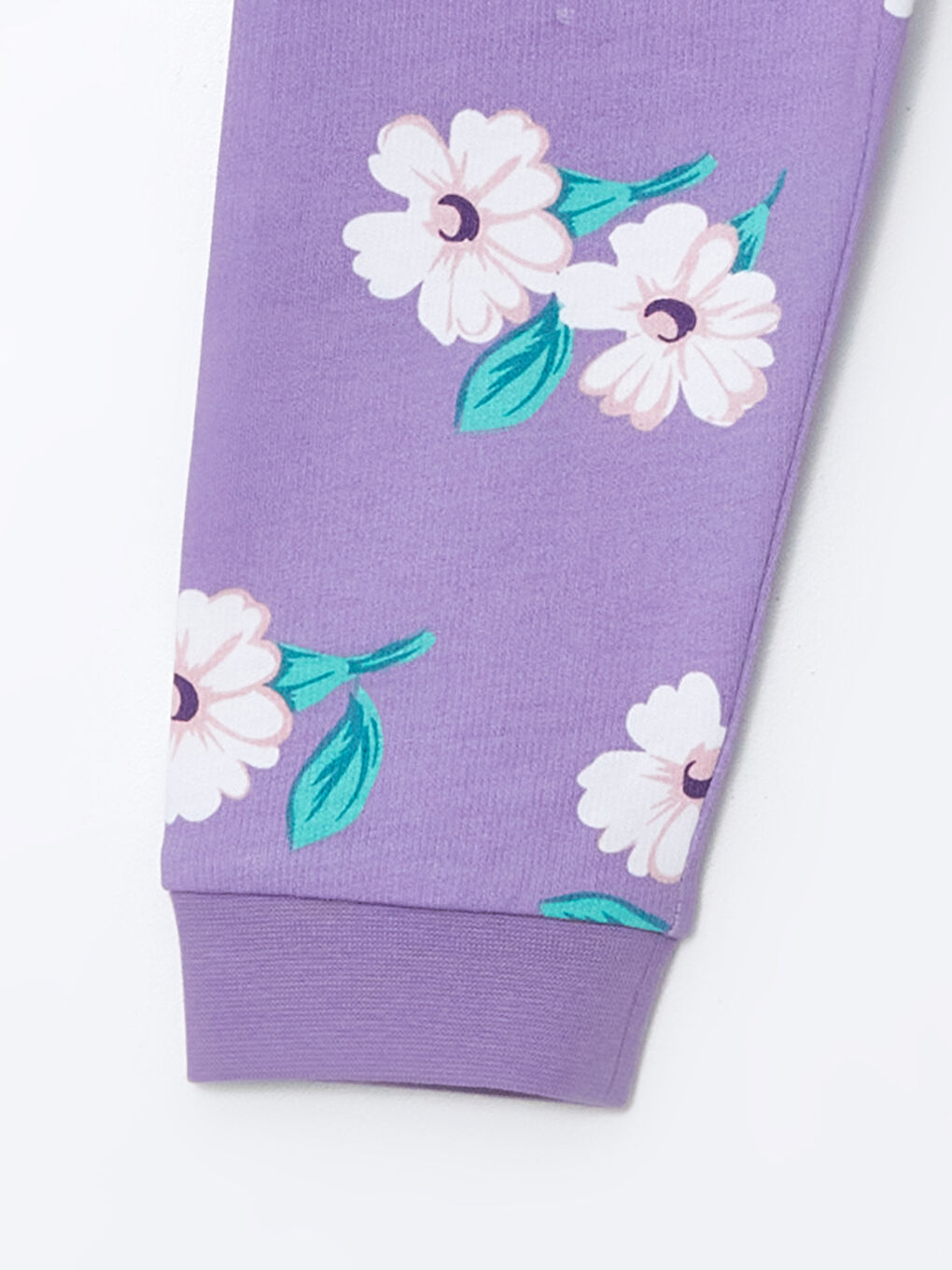 Elasticated Waist Floral Baby Girls' Pyjama Bottoms-2