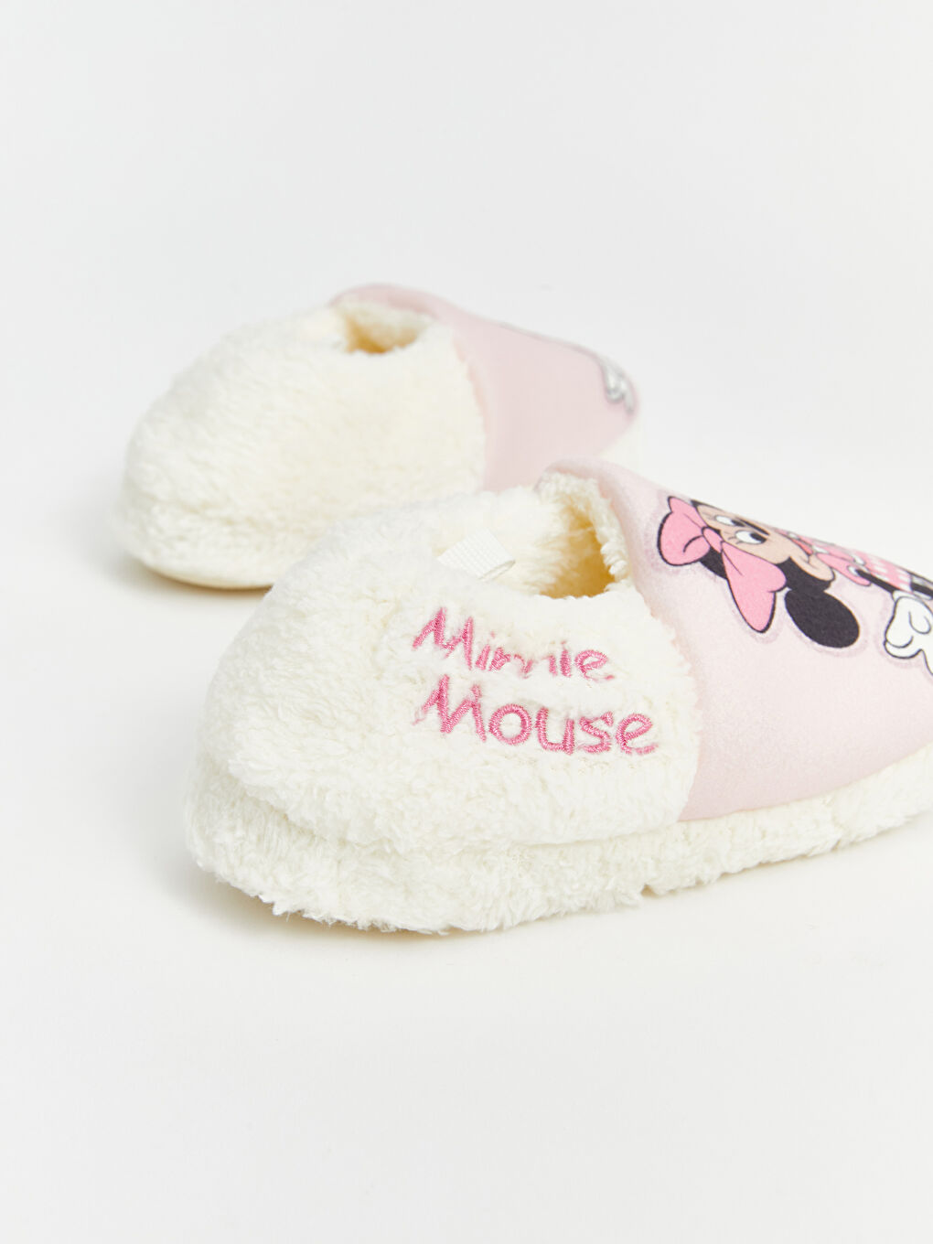 LCW STEPS Açık Pembe Minnie Mouse Baskılı Kız Çocuk Panduf - 3