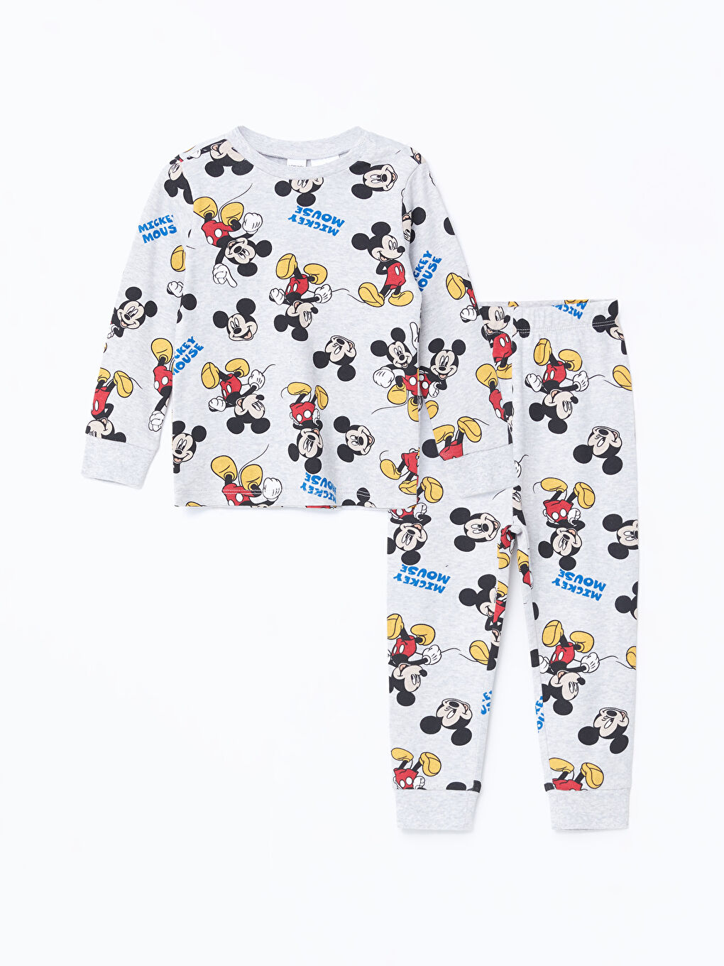 LCW baby Crew Neck Minnie Mouse Printed Baby Boys' Pyjama Set -W4FK34Z1-998