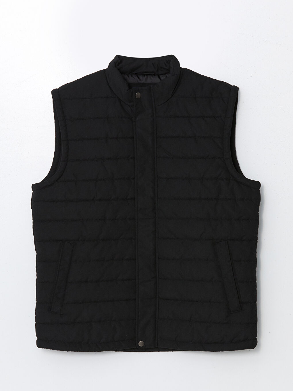 Standard Fit Funnel Neck Men's Puffer Gilet-5