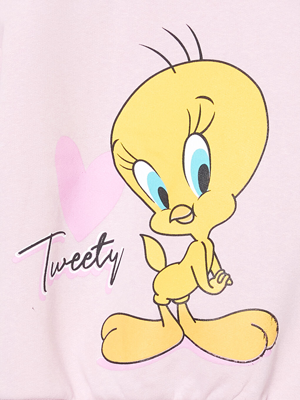 LCW Kids Tweety Printed Girls Sweatshirt and Leggings Trousers 2-Pack -W4FL16Z1-G6L