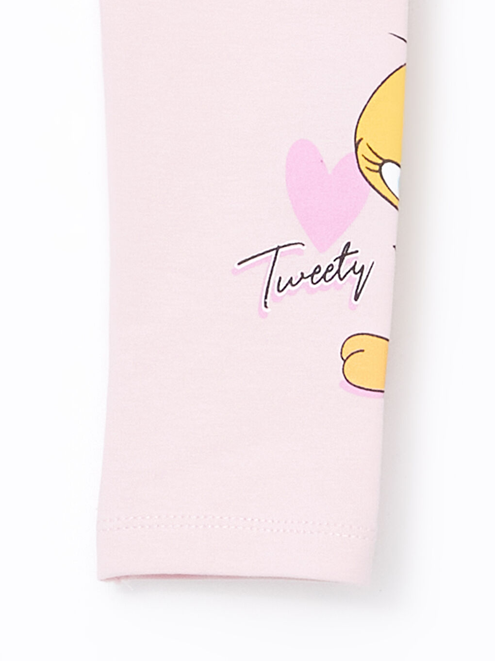 LCW Kids Tweety Printed Girls Sweatshirt and Leggings Trousers 2-Pack -W4FL16Z1-G6L
