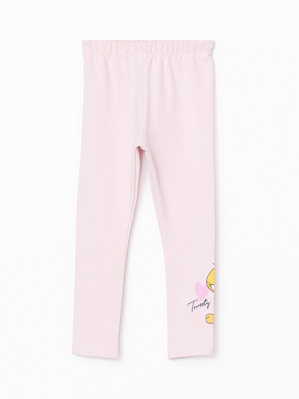 LCW Kids Tweety Printed Girls Sweatshirt and Leggings Trousers 2-Pack -W4FL16Z1-G6L