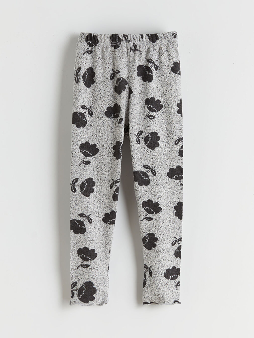 Crew Neck Floral Baby Girls' T-Shirt and Tights 2 Pack Set-3