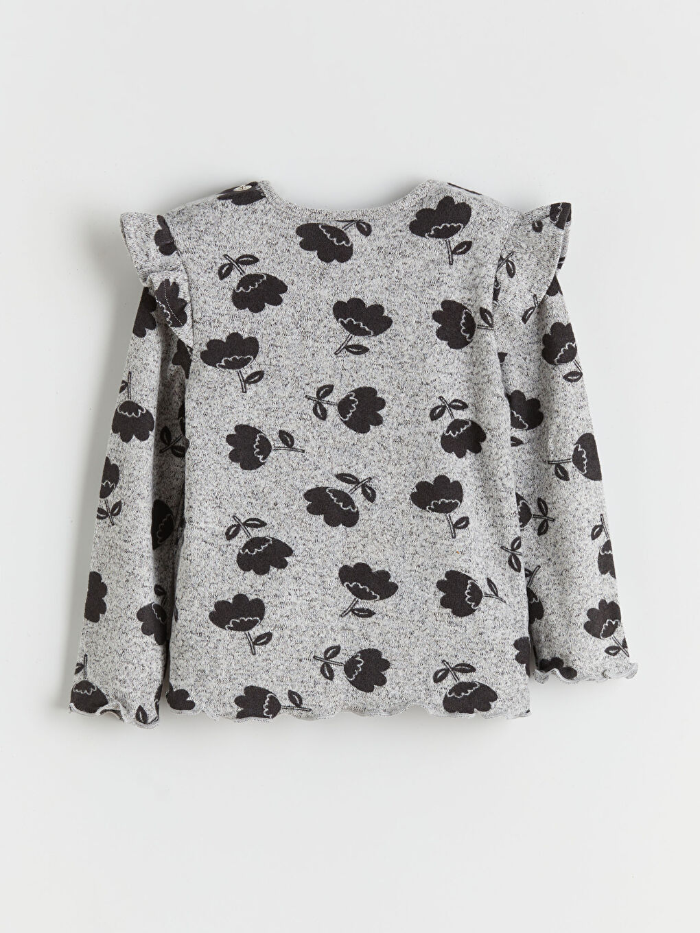 Crew Neck Floral Baby Girls' T-Shirt and Tights 2 Pack Set-2