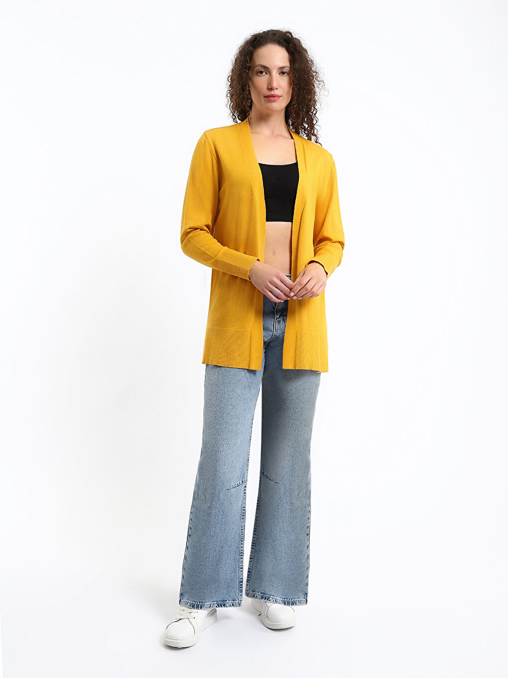 Shawl Collar Women's Knitwear Cardigan-1