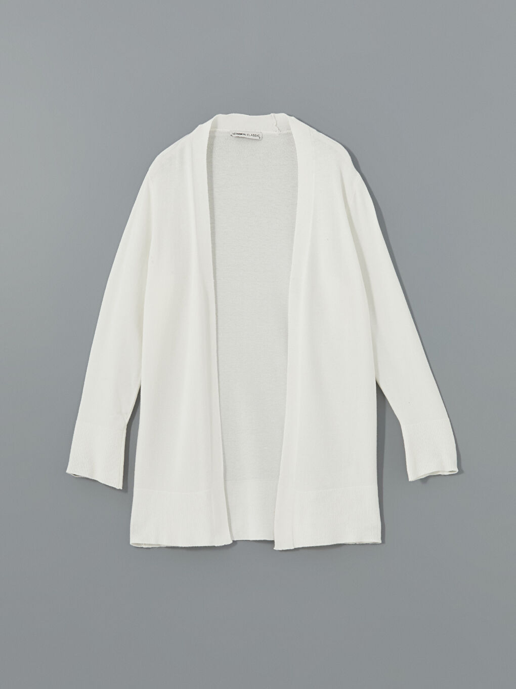 Cardigan en Tricot à Col Châle pour Femmes-4