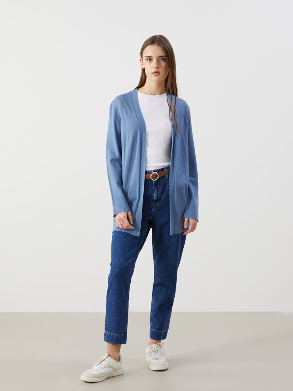 Shawl Collar Women's Knitwear Cardigan-1