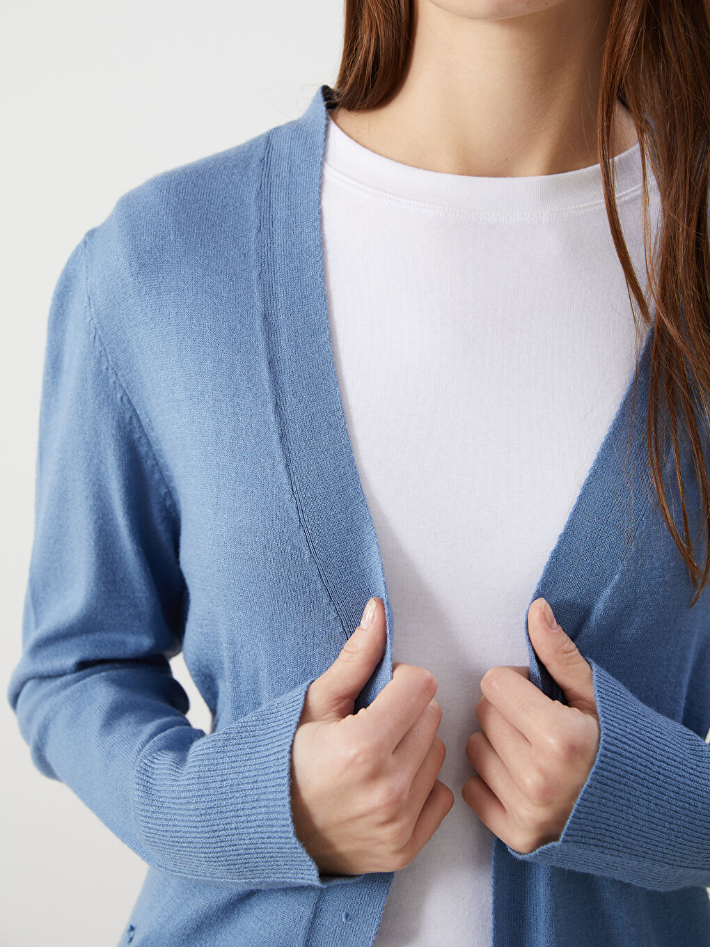 Shawl Collar Women's Knitwear Cardigan-2