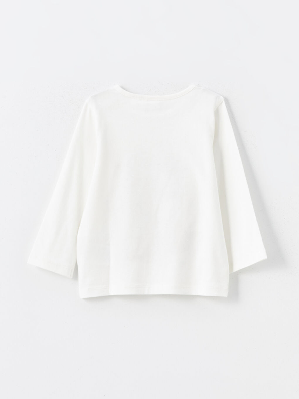 Bej Bisiklet Yaka Bambi Baskılı Kız Çocuk Pijama Üst-1