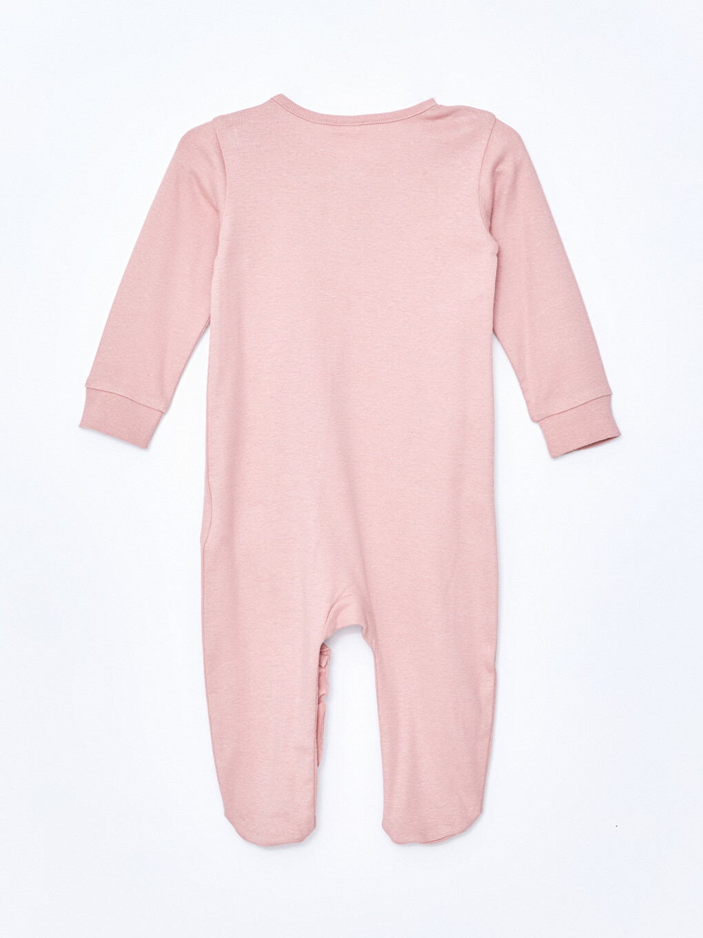 Pembe Kız Bebek Patikli Tulum-2