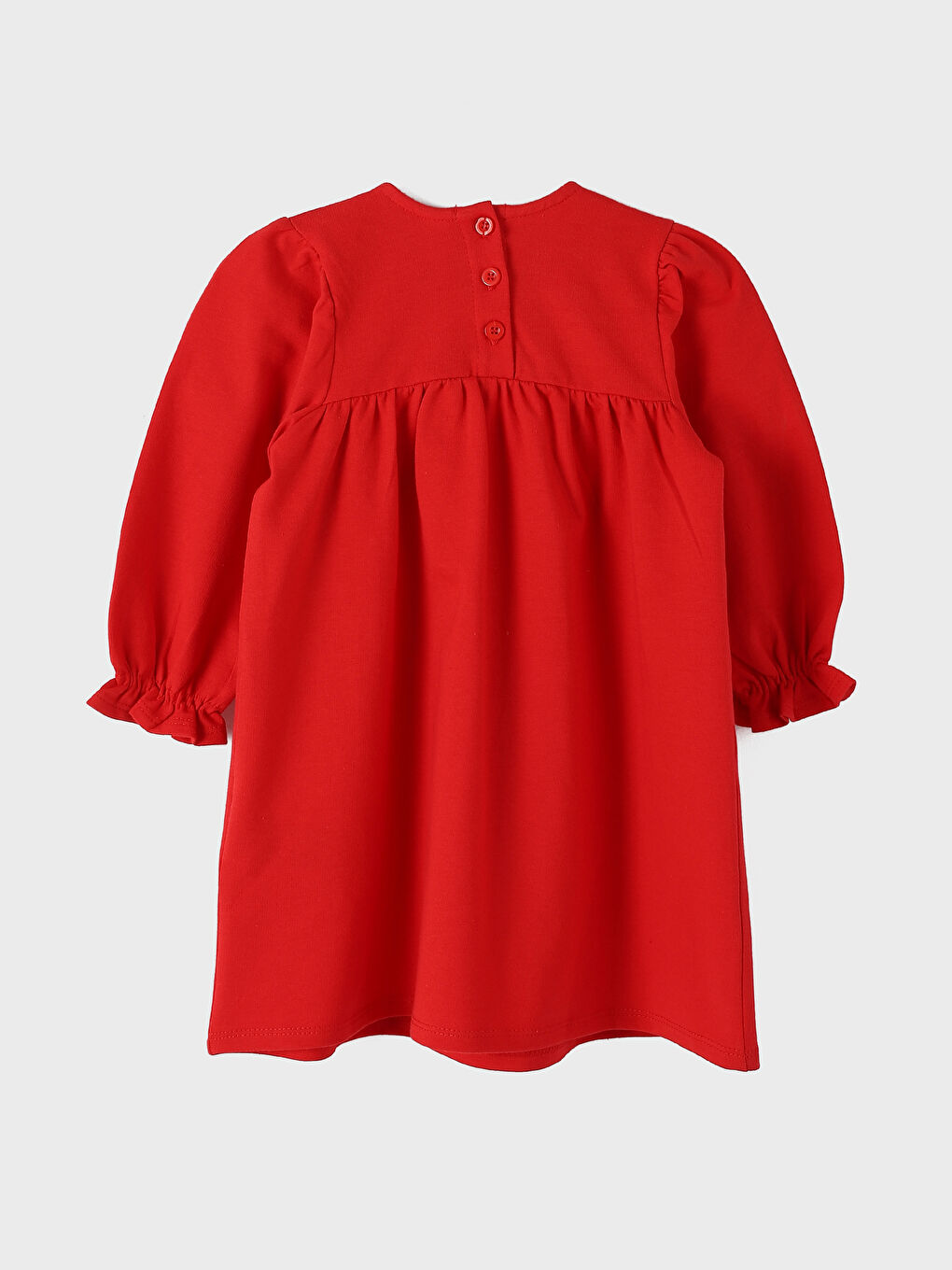 Crew Neck Girls' Dress-1