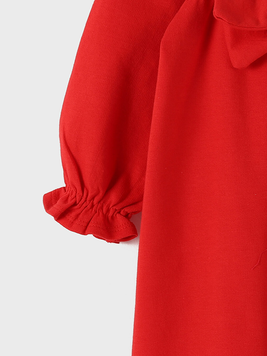 Crew Neck Girls' Dress-2