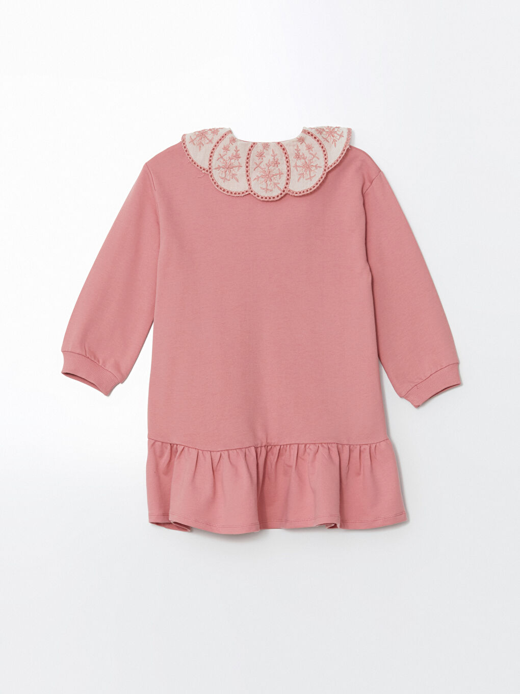 Baby Girls' Peter Pan Collar Floral Dress-2