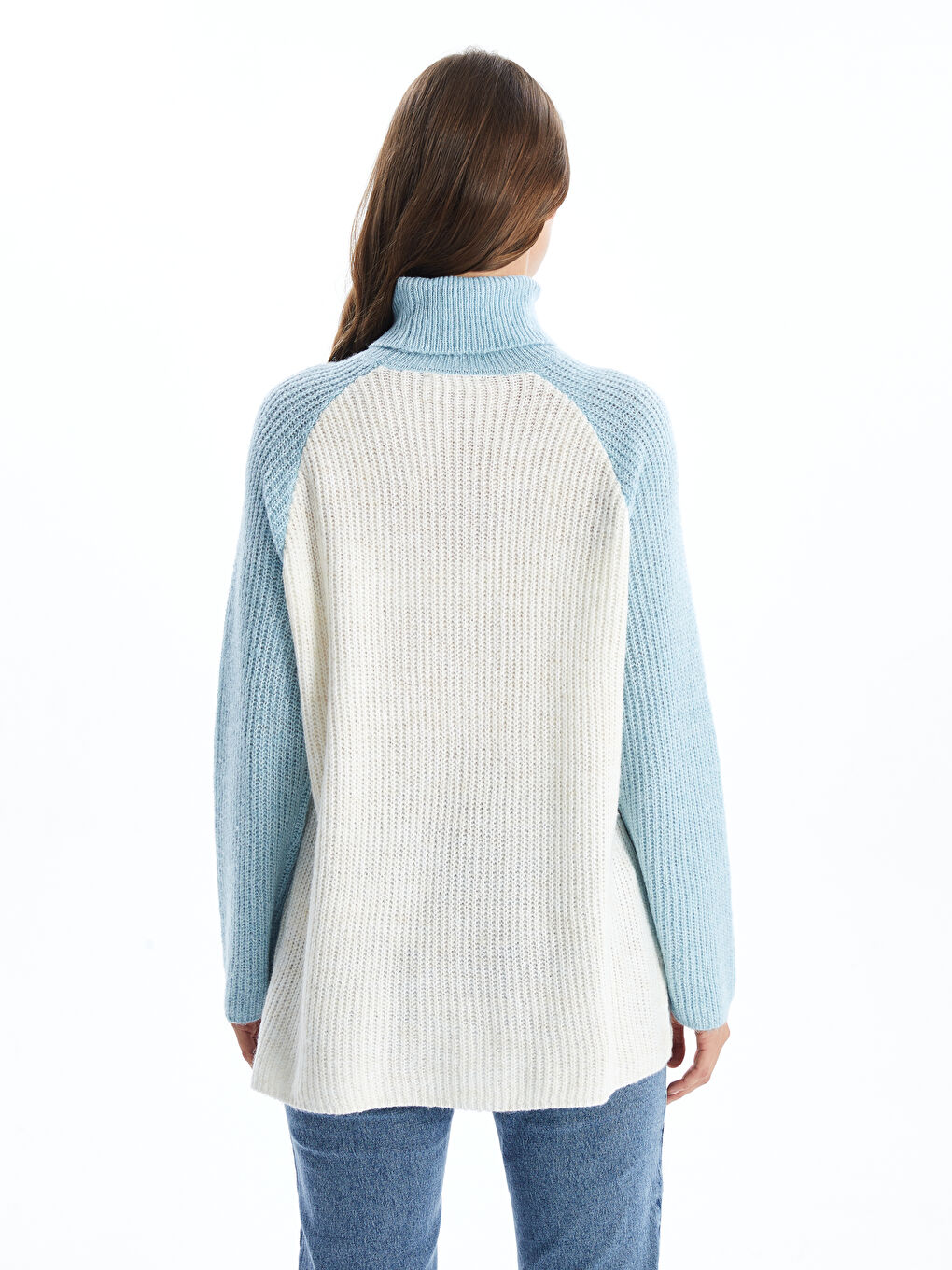 Turtleneck Women's Knitwear Sweater-3