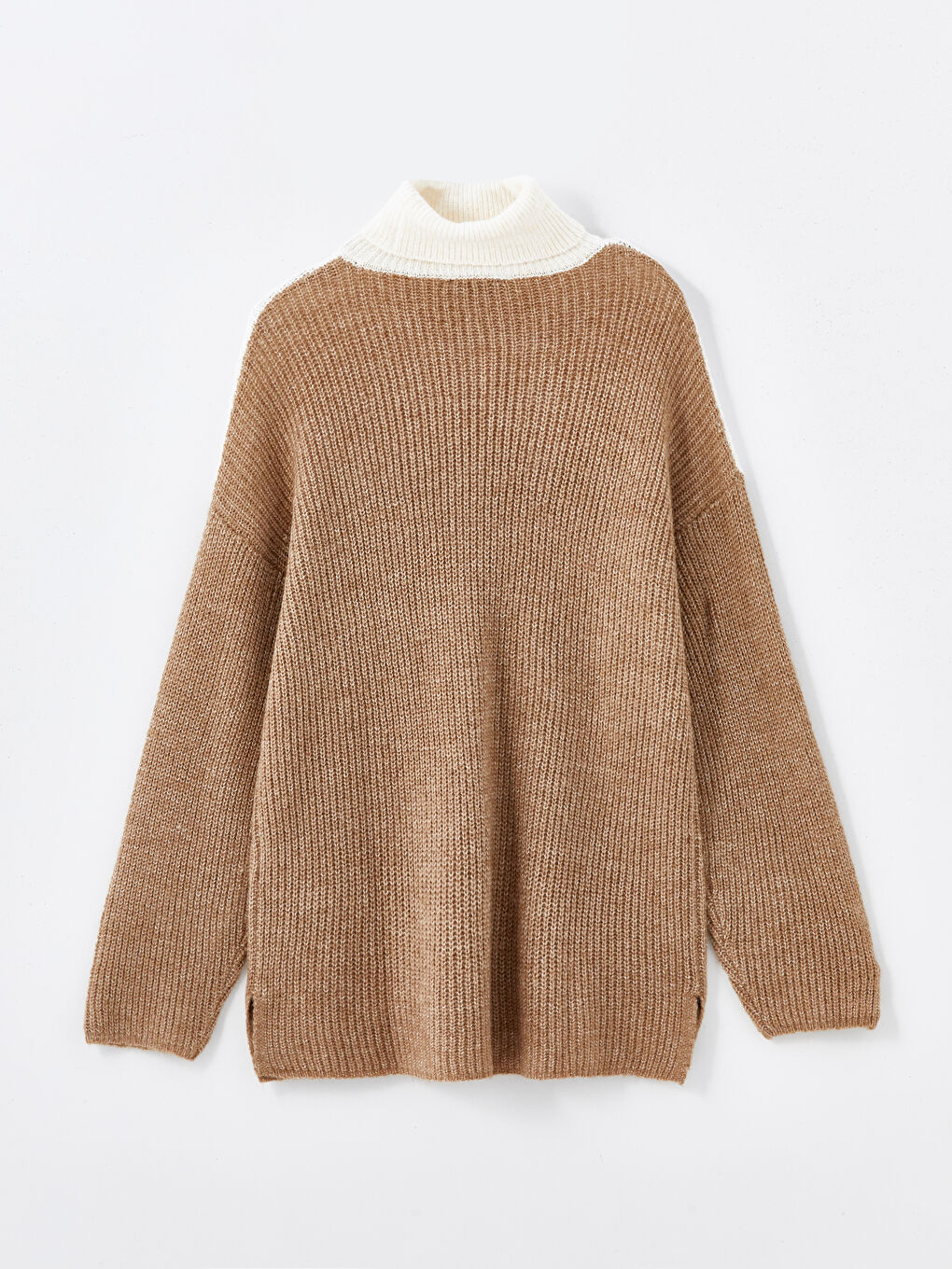 LCW مۆدێست گەردەنبەند بلۆک ڕەنگ ژنانە کراسی خوری -W4FN48Z8-YDS
