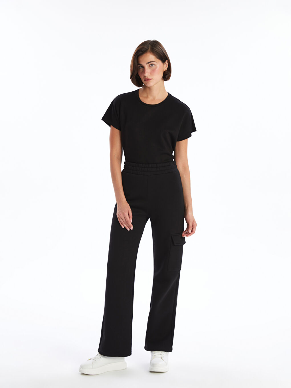 LCW ECO Damen-Sweatpants mit elastischem Bund -W4FN62Z8-CVL
