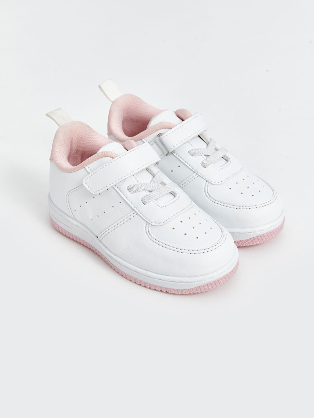 Baby Girls' Sneakers with Laces & Hook-and-Loop