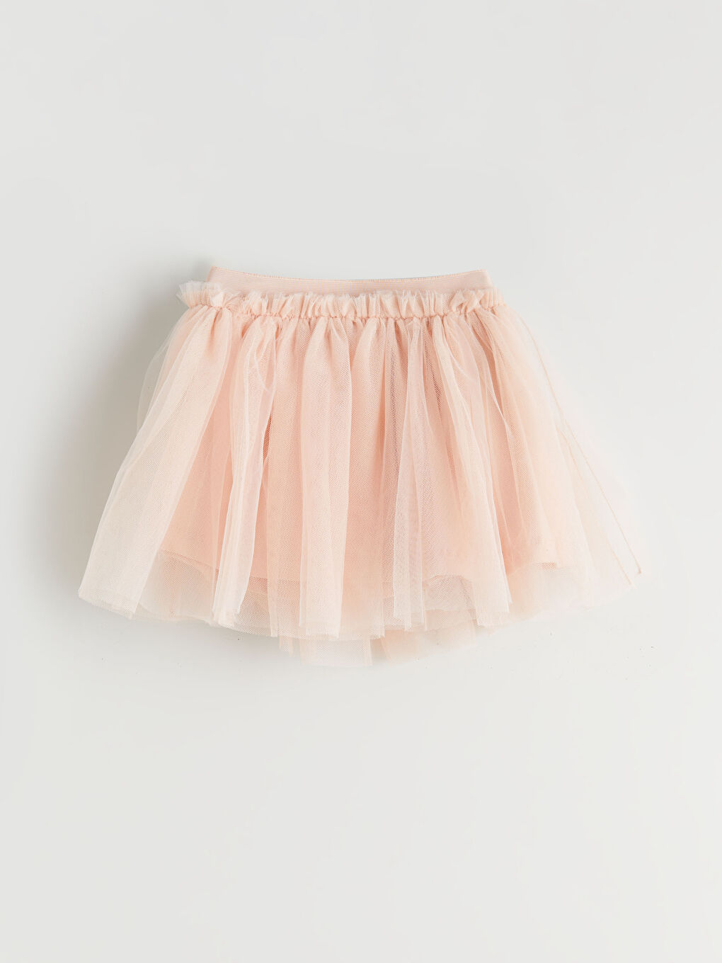 Pembe Beli Lastikli Kız Bebek Tütü Etek