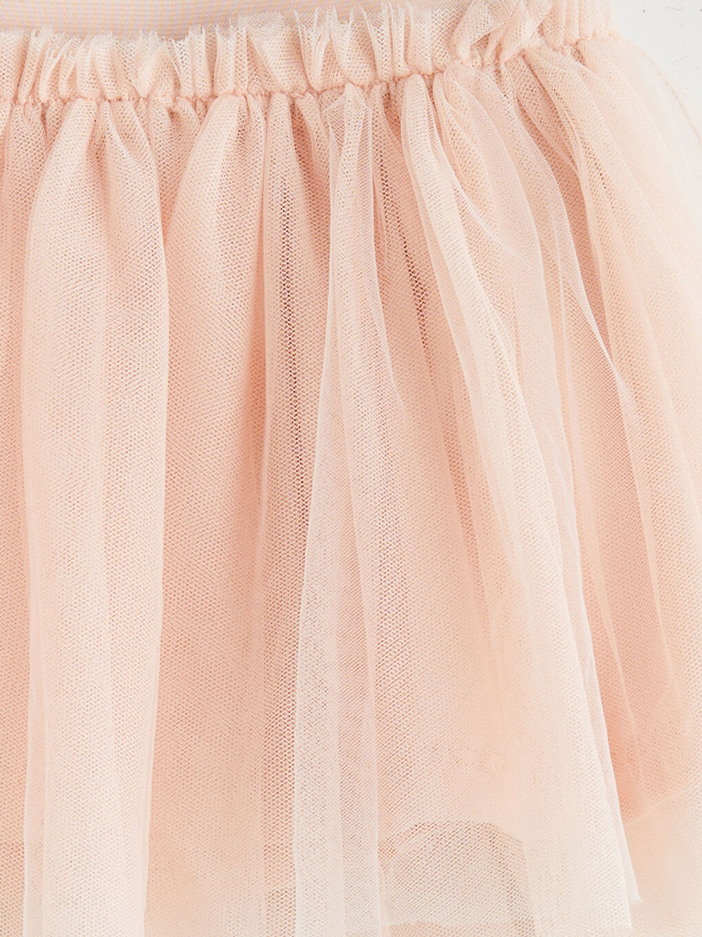 Pembe Beli Lastikli Kız Bebek Tütü Etek-2