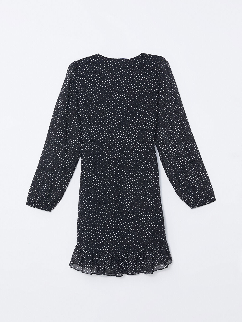 LC Waikiki Double Breasted Polka Dot Women's Dress -W4FO03Z8-CVL