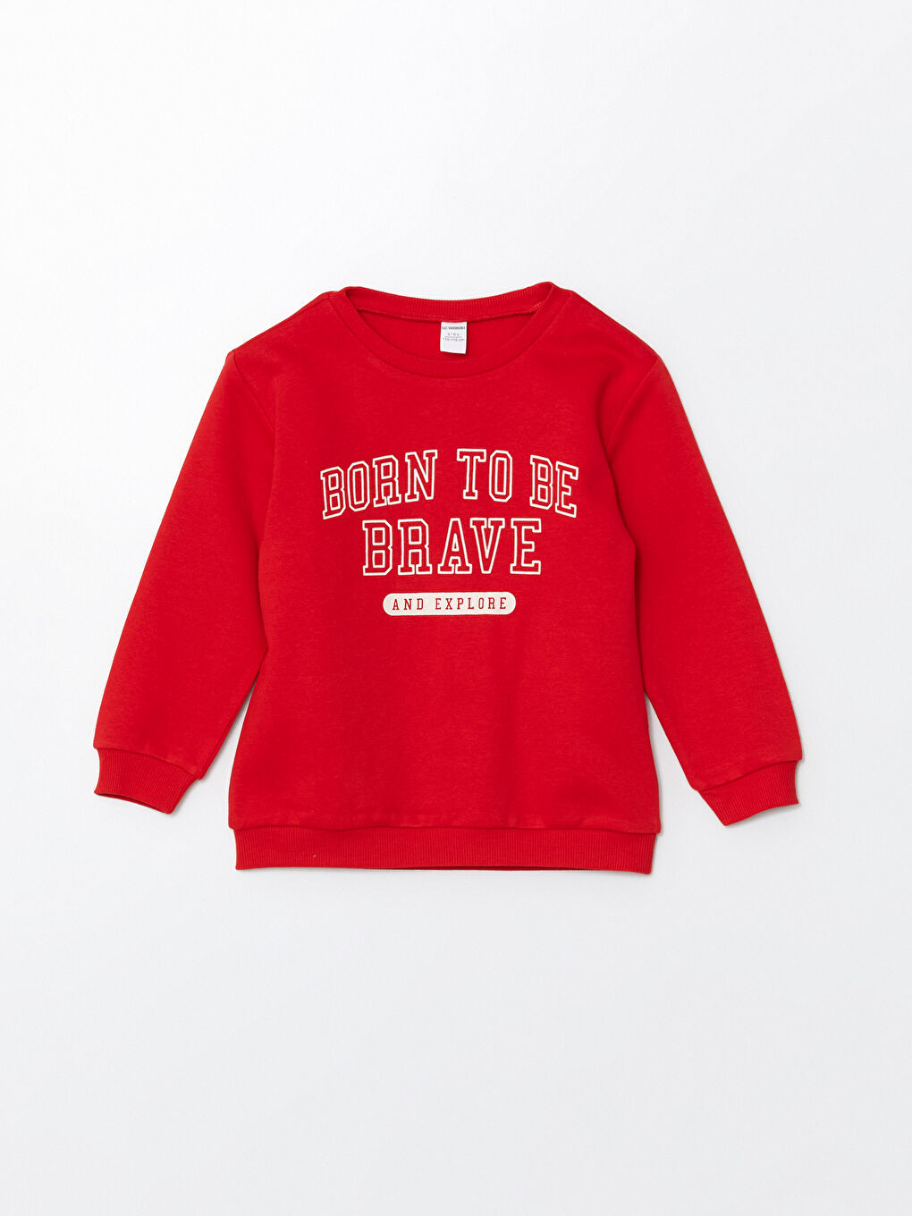 LCW Kids Crew Neck Printed Boys' Sweatshirt -W4FO10Z1-HMW