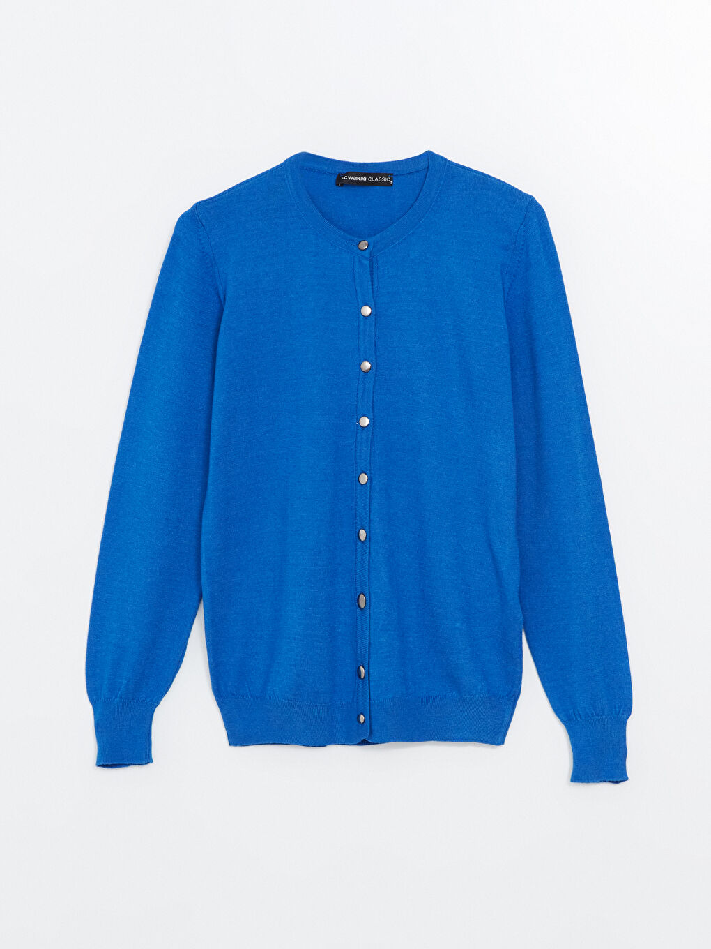 Crew Neck Women's Knitwear Cardigan-4