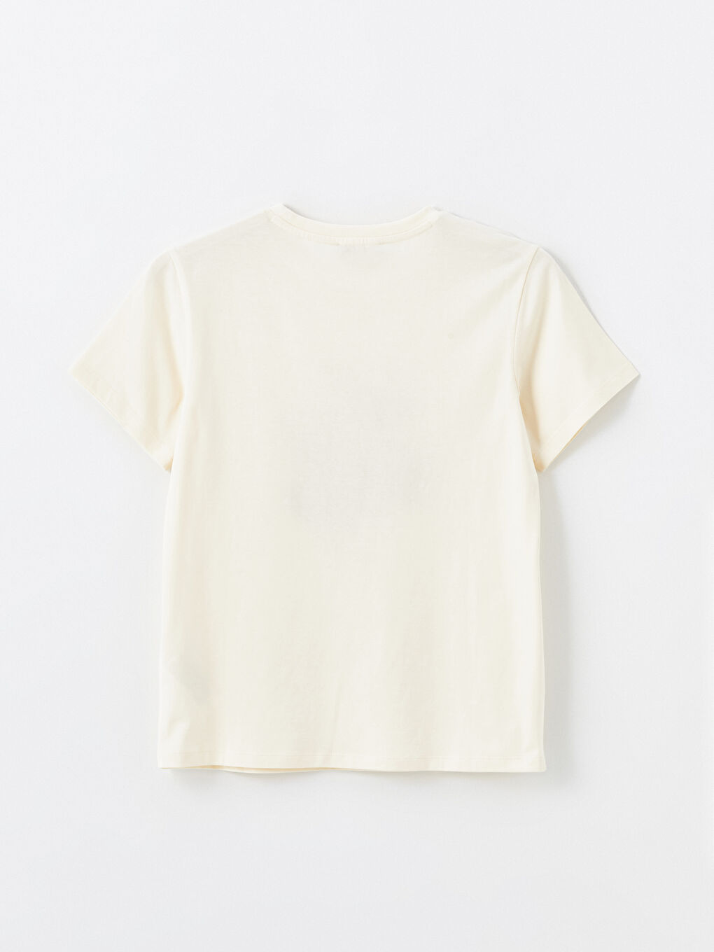 Crew Neck Printed Women's T-Shirt-5