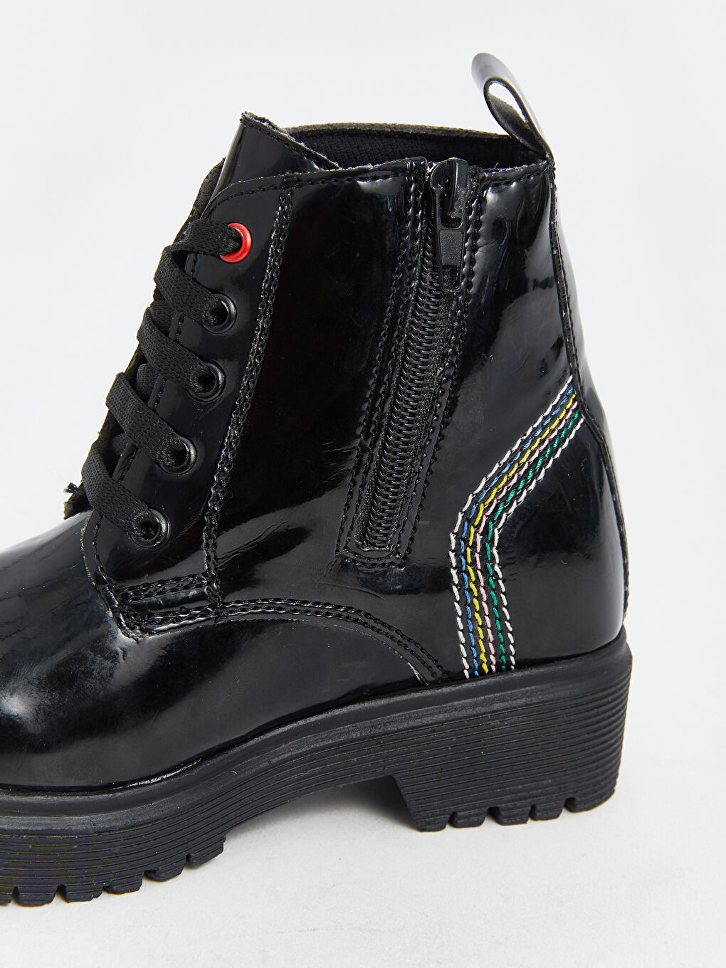 LCW STEPS Shiny Leather Look Girls' Boot -W4FQ05Z4-HUC