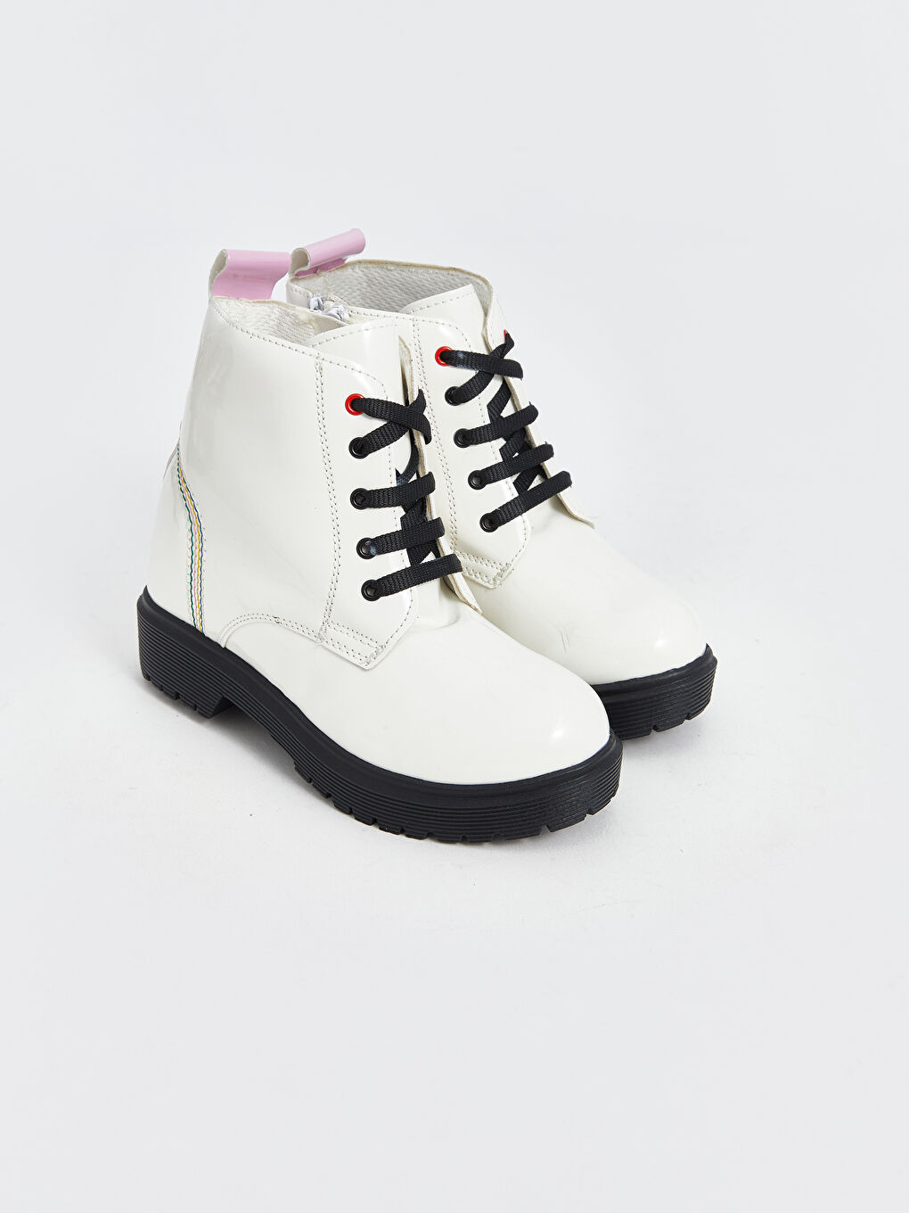 Shiny Leather Look Girls' Boot