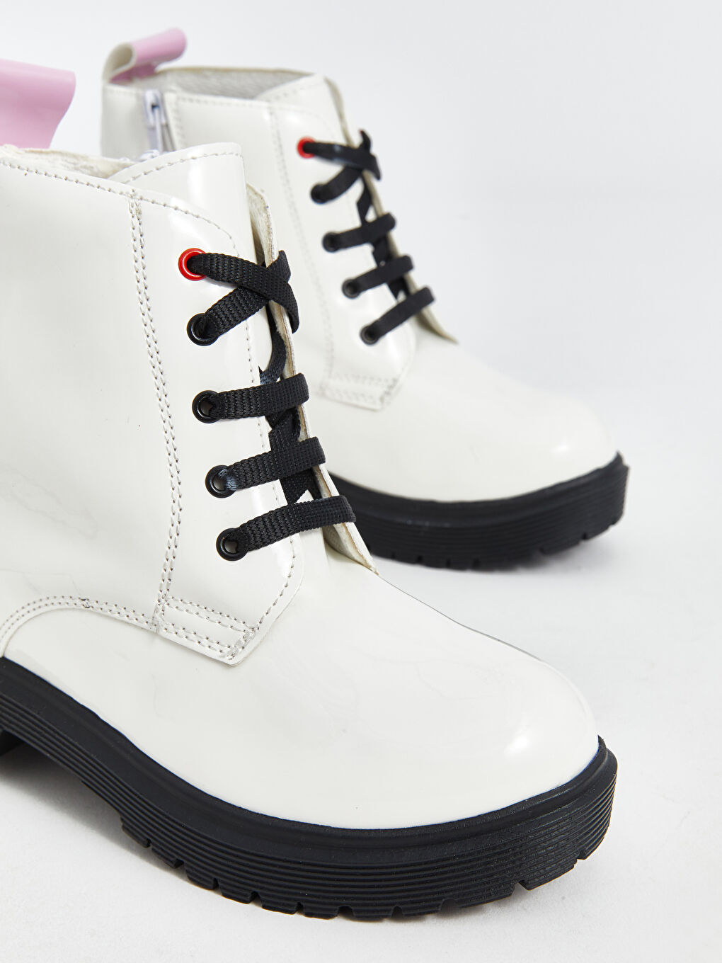 Shiny Leather Look Girls' Boot-2