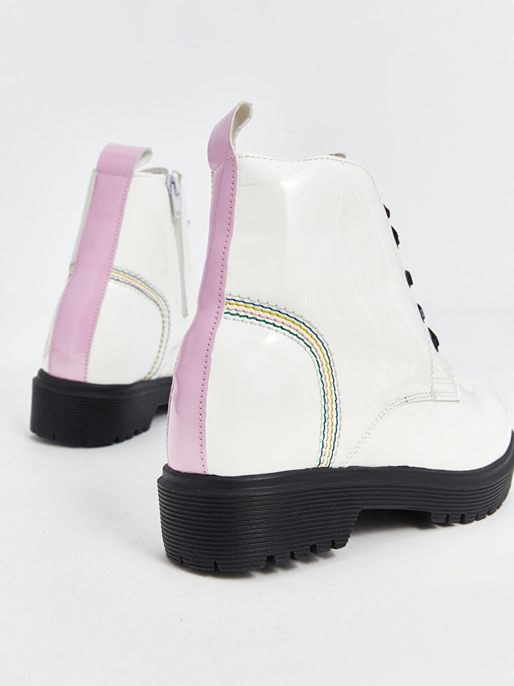 Shiny Leather Look Girls' Boot-3