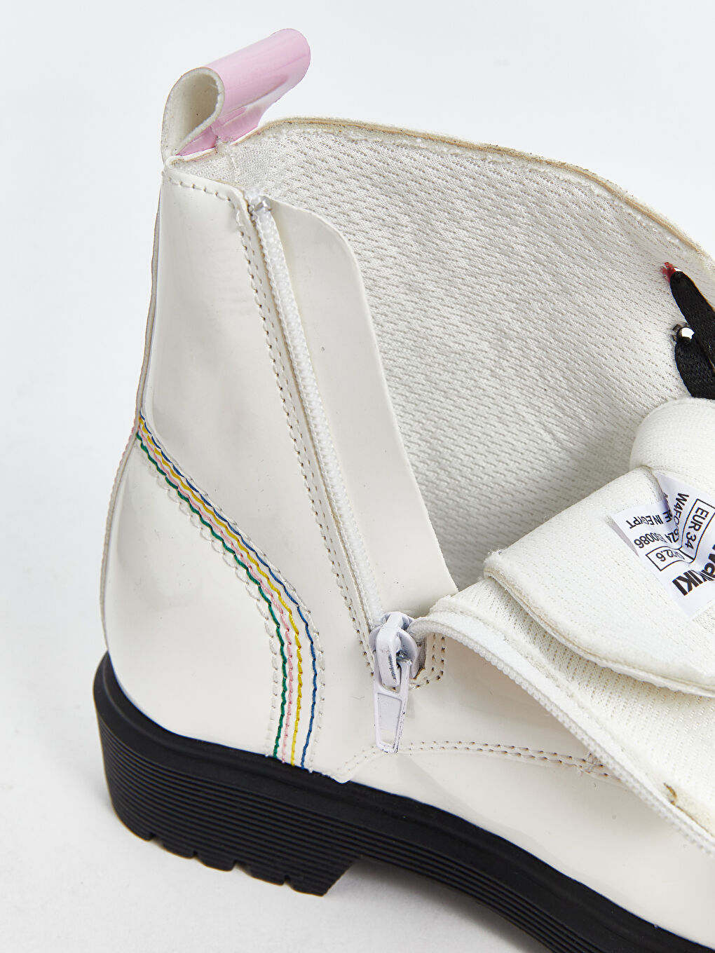 Shiny Leather Look Girls' Boot-5