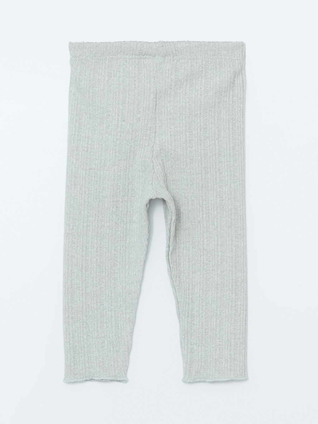 Yeşil Basic Fitilli Kız Bebek Tayt-1