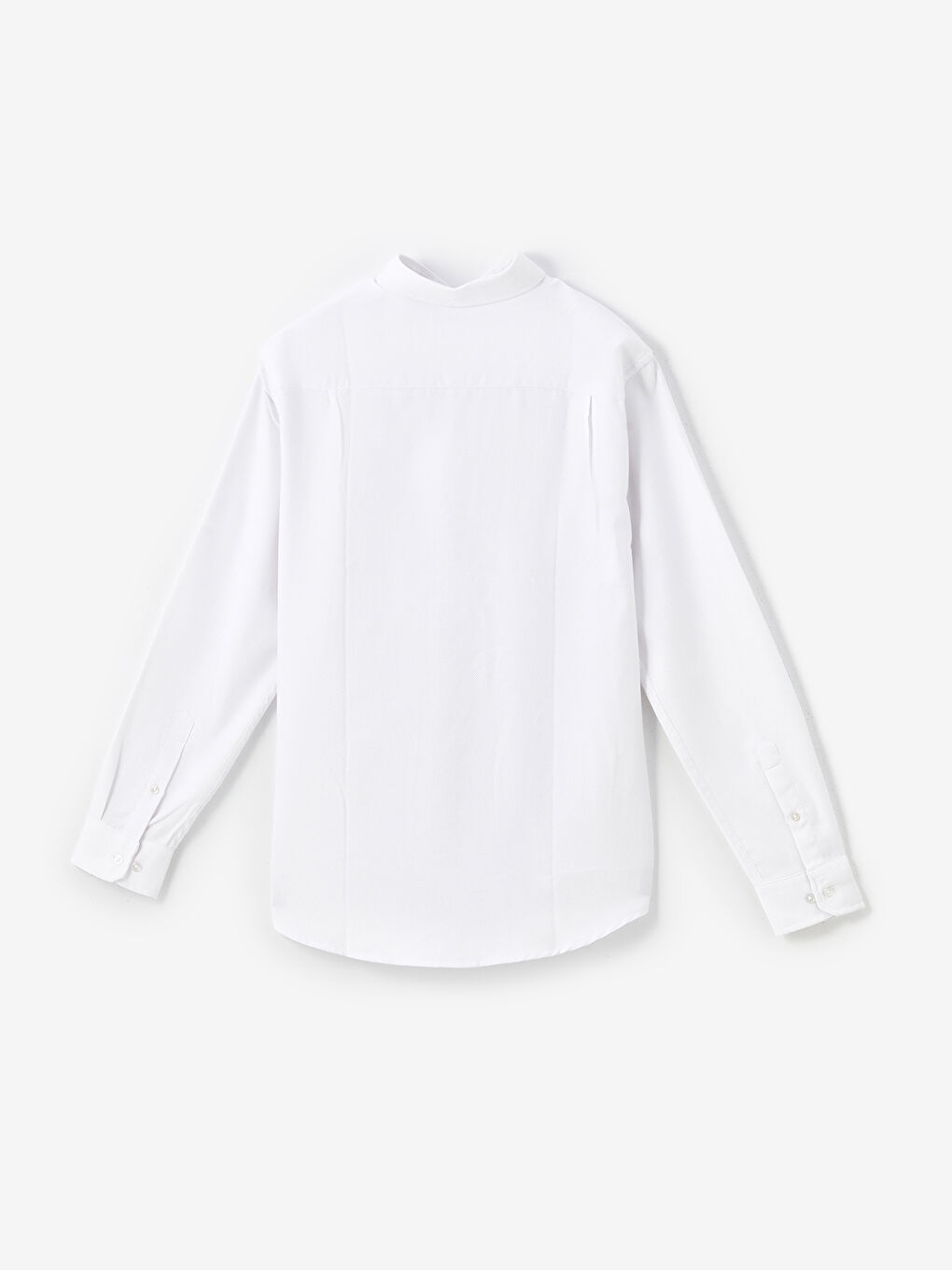 قميص رجالي بأكمام طويلة بقماش دوبي بقصة عادية-5