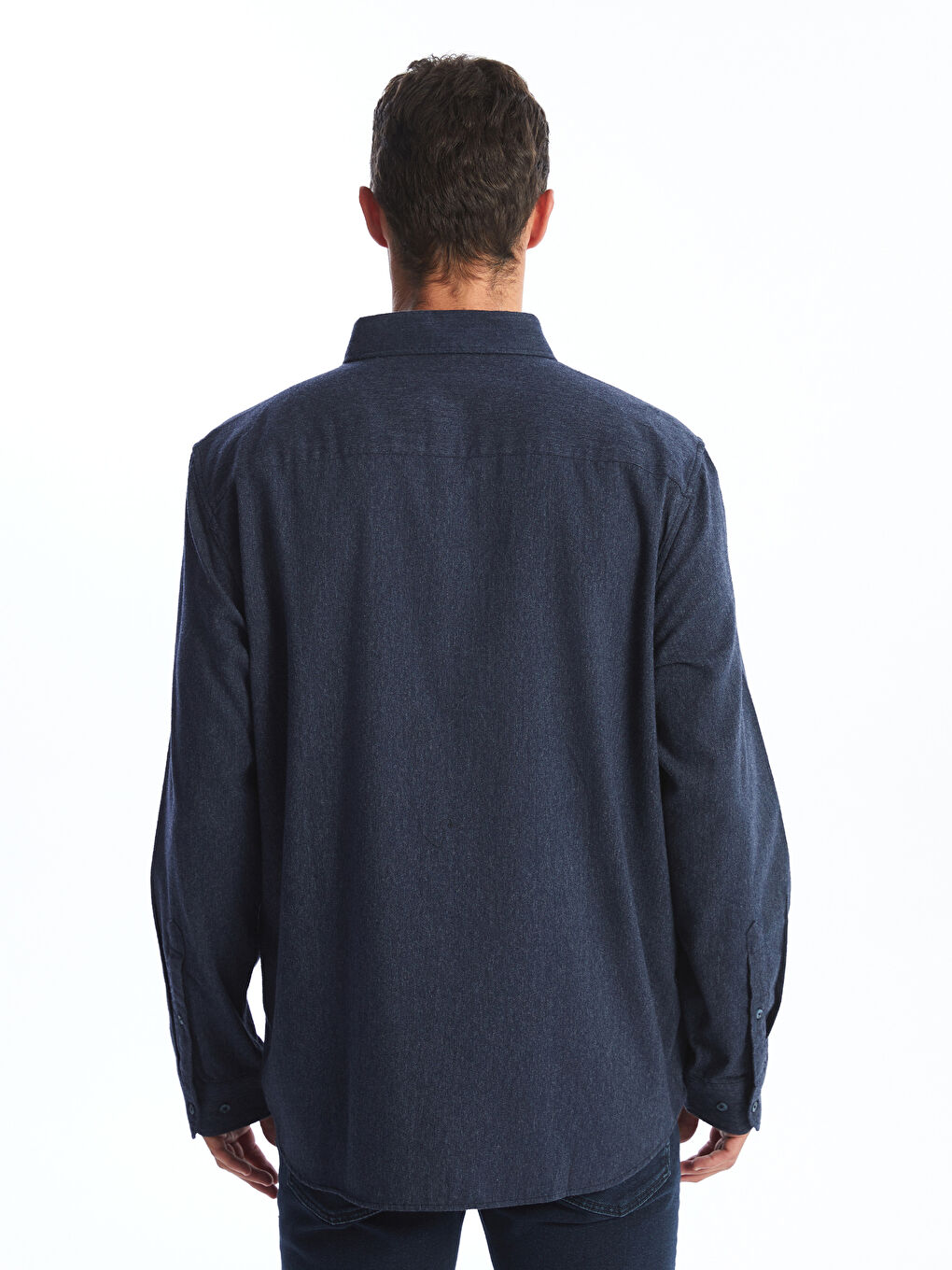 قميص رجالي بأكمام طويلة بقصة نحيفة-3