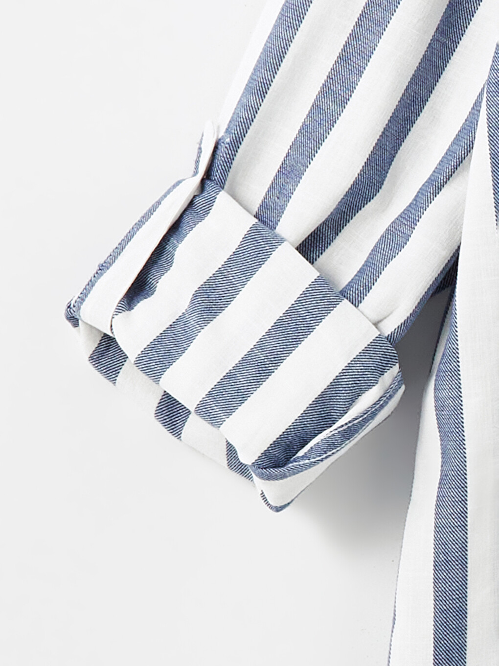 Chemise Rayée À Manches Longues Pour Hommes Coupe Régulière-6